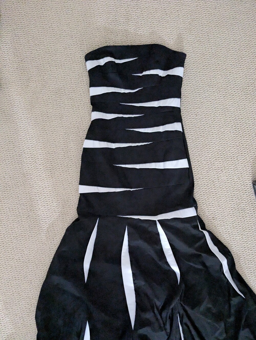 Vintage Jessica McClintock Formal Avant Garde Met Gala Maxi Balloon Gown Dress